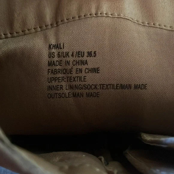 J. Khaki Tan Lace Up Boots - Picture 4 of 4